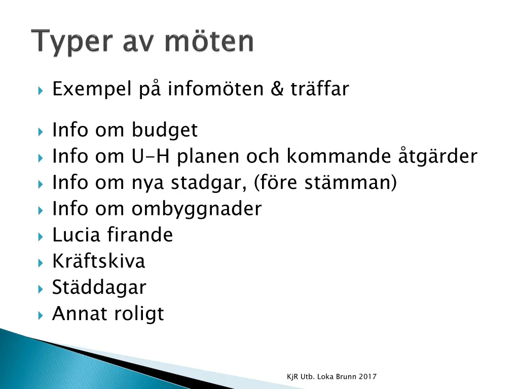 exempel p infom ten tr ffar