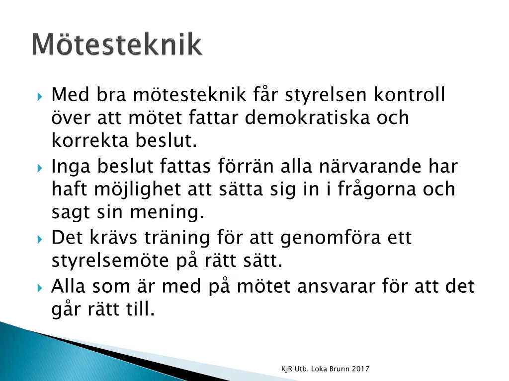 med bra m testeknik f r styrelsen kontroll