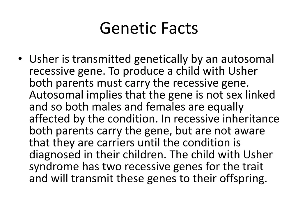 genetic facts