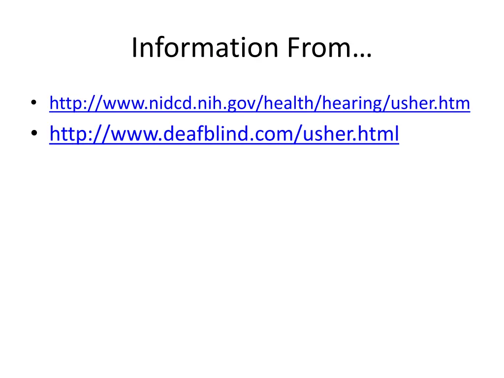 information f rom