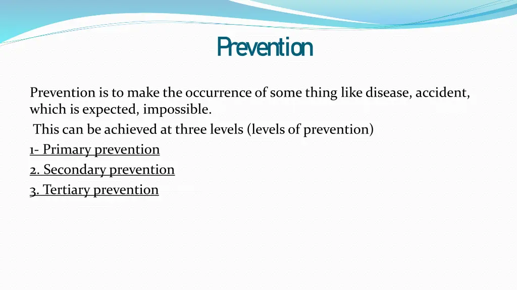 p revention