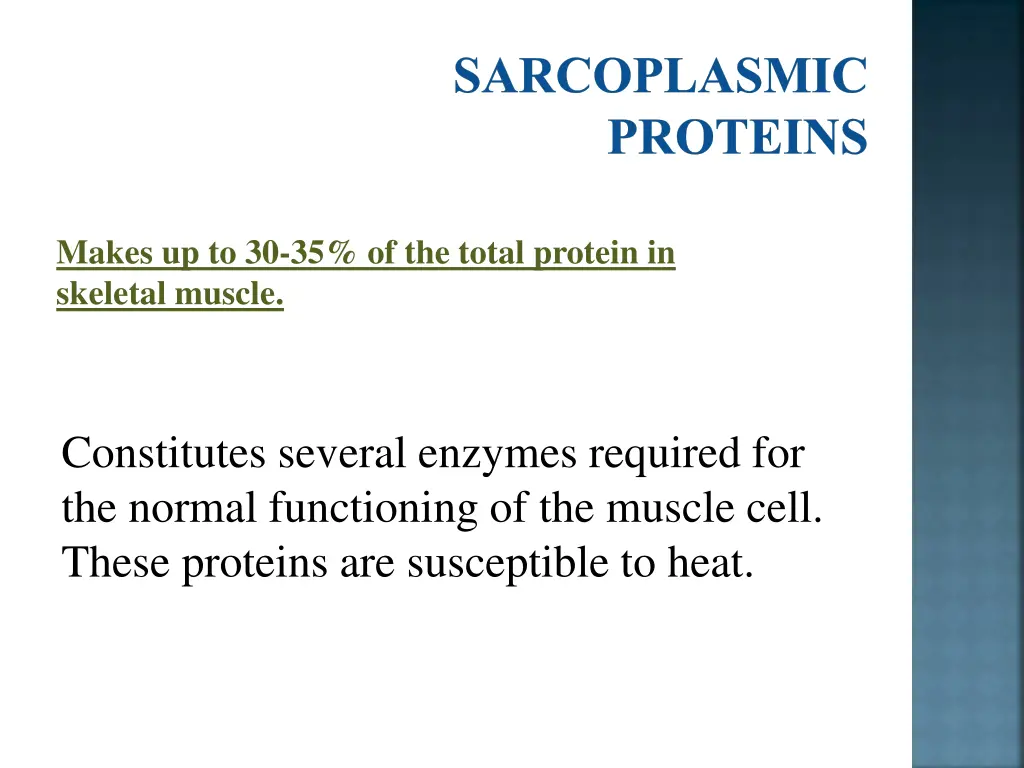sarcoplasmic proteins