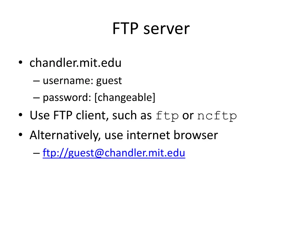ftp server