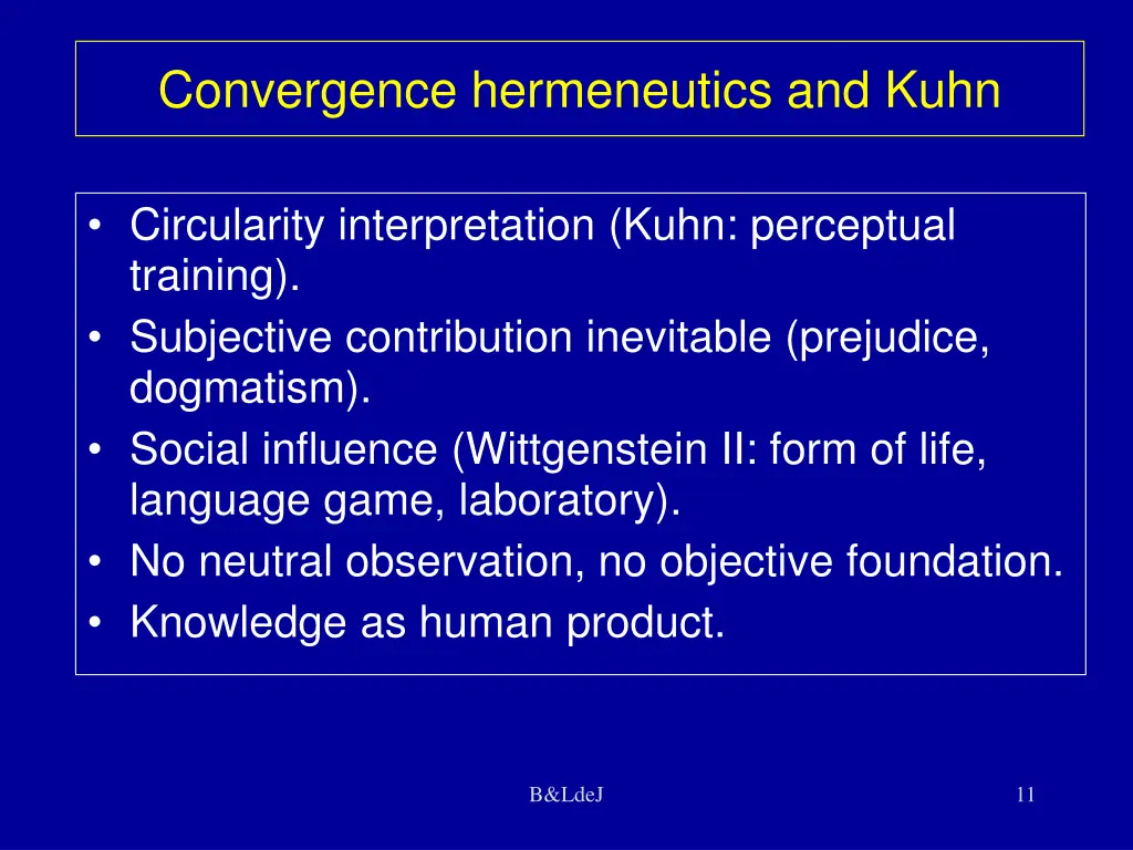 convergence hermeneutics and kuhn