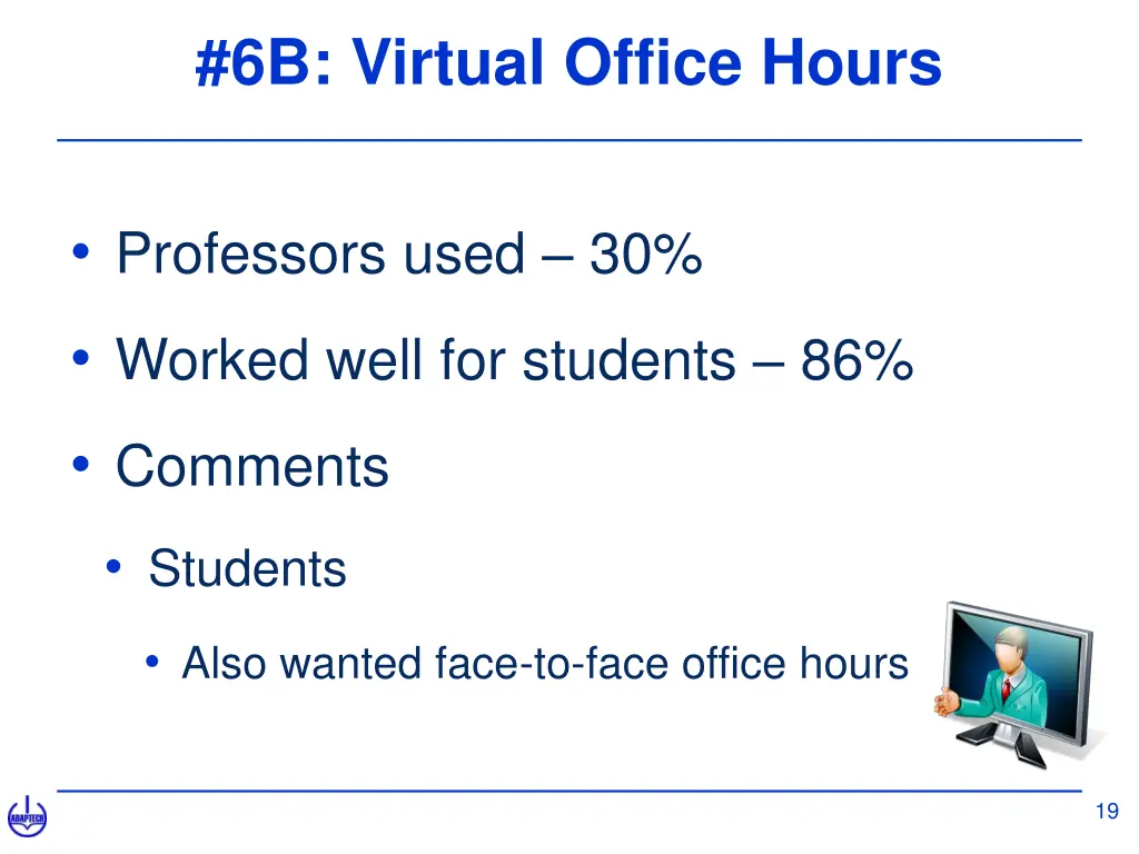 6b virtual office hours