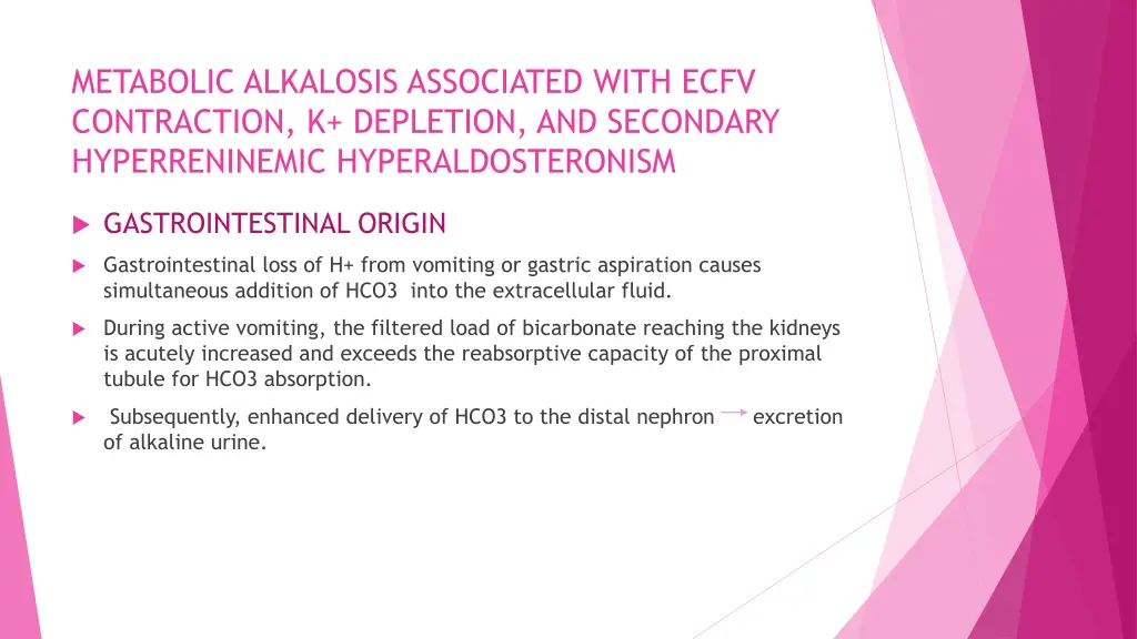 metabolic alkalosis associated with ecfv