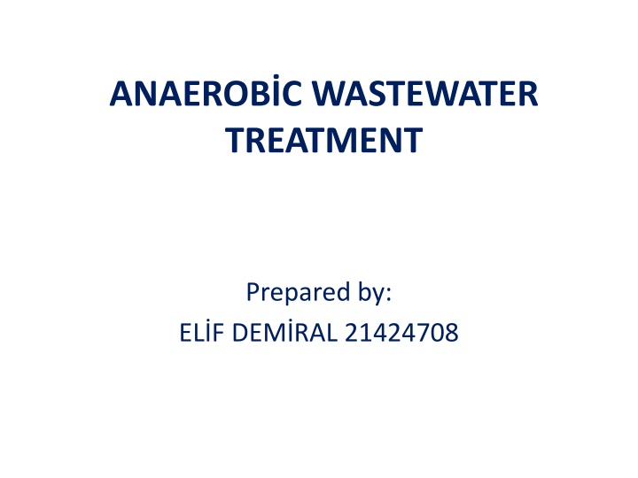 anaerob c wastewater treatment