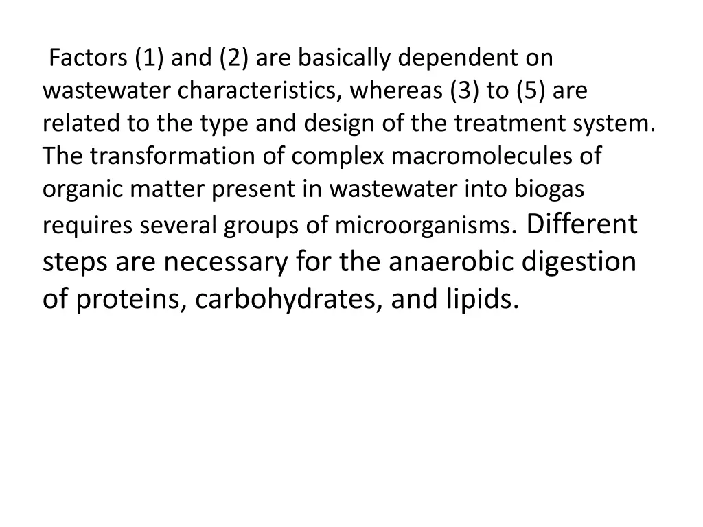 factors 1 and 2 are basically dependent