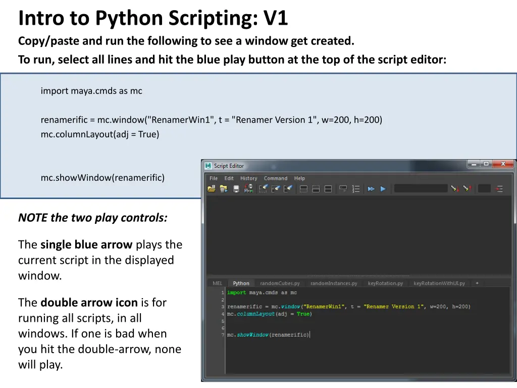 intro to python scripting v1