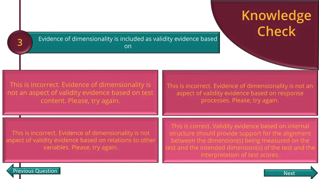 knowledge check 2