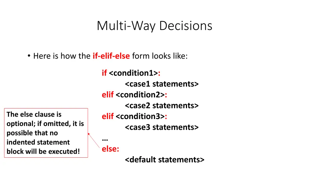multi way decisions 1