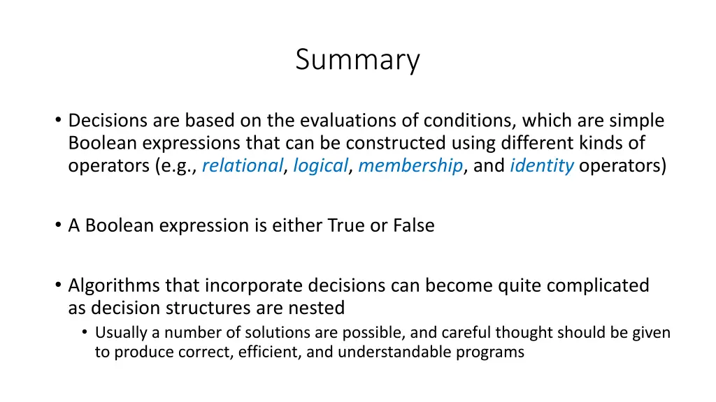 summary 1