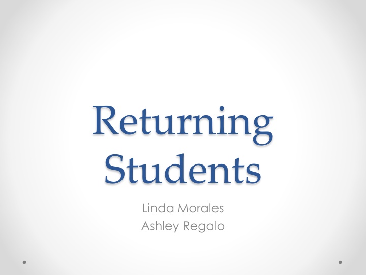 returning students linda morales ashley regalo
