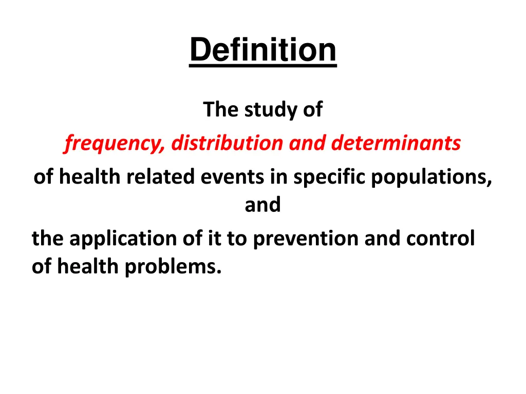 definition