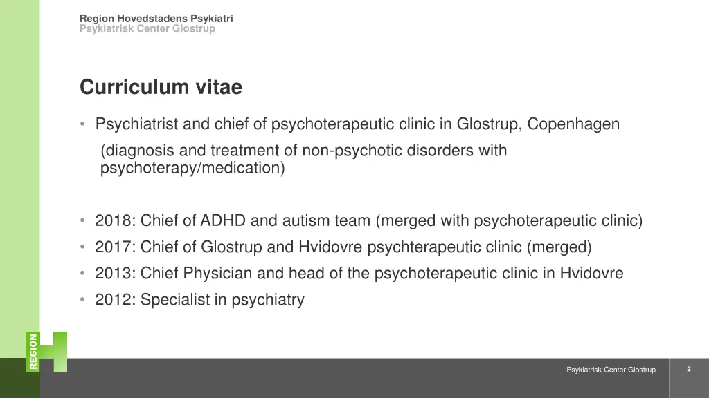 region hovedstadens psykiatri psykiatrisk center 1