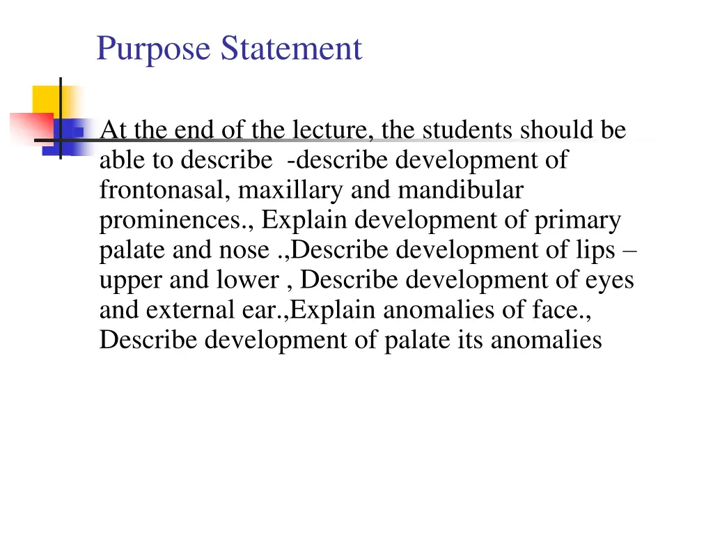 purpose statement