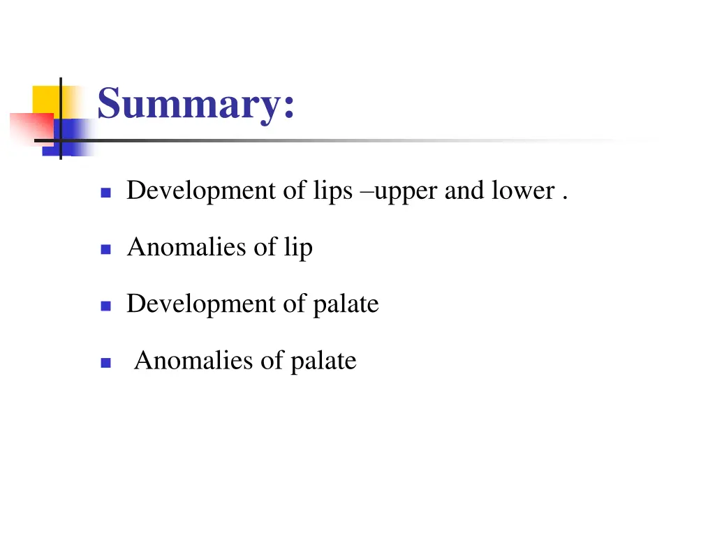 summary