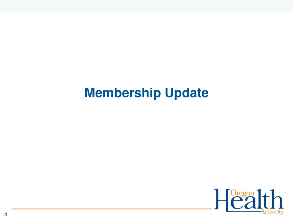membership update