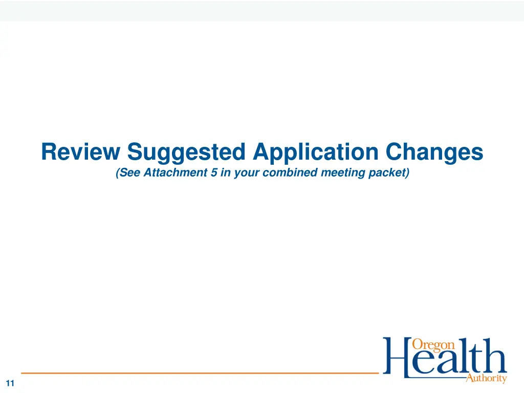 review suggested application changes