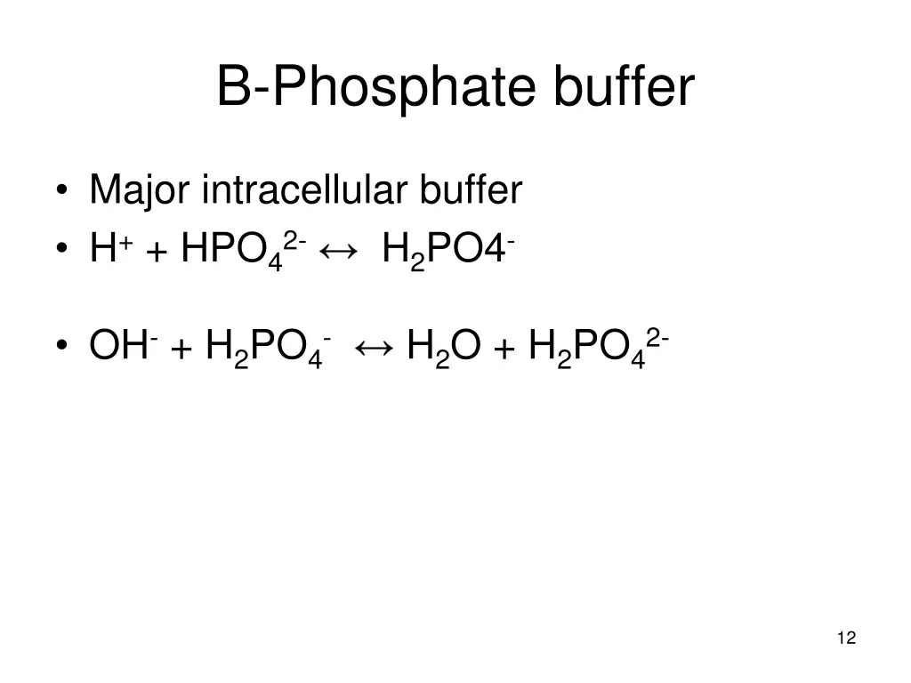 b phosphate buffer