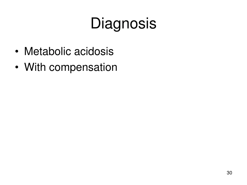 diagnosis
