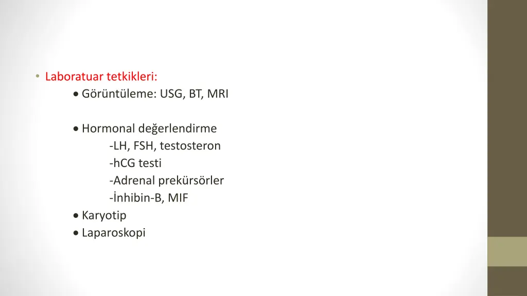 laboratuar tetkikleri g r nt leme usg bt mri