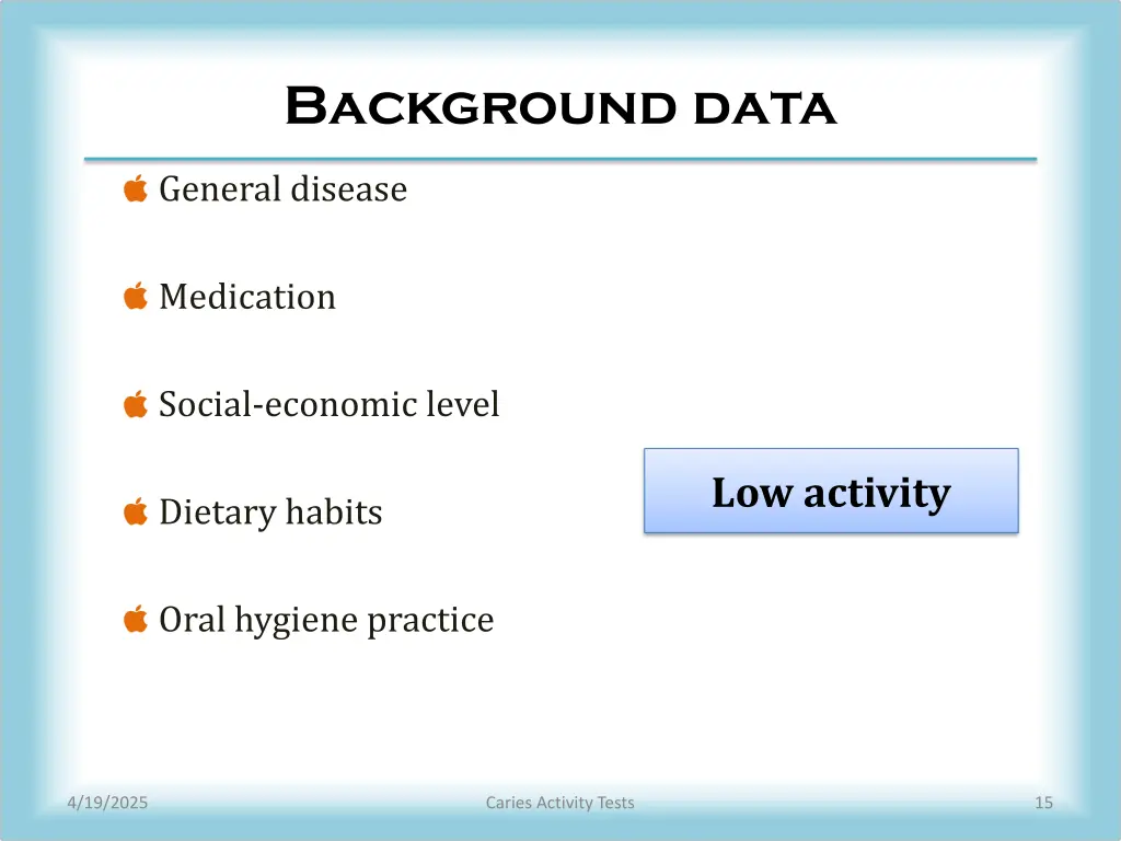 background data 1