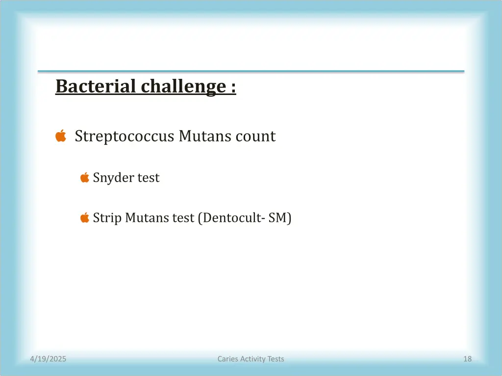 bacterial challenge