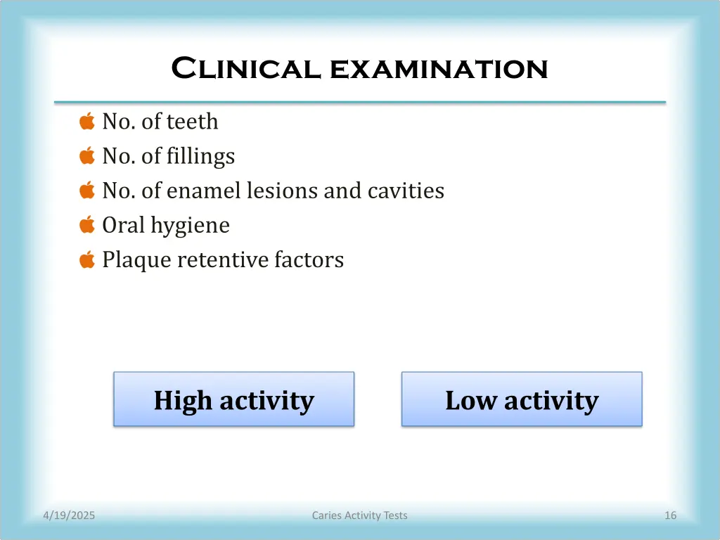 clinical examination