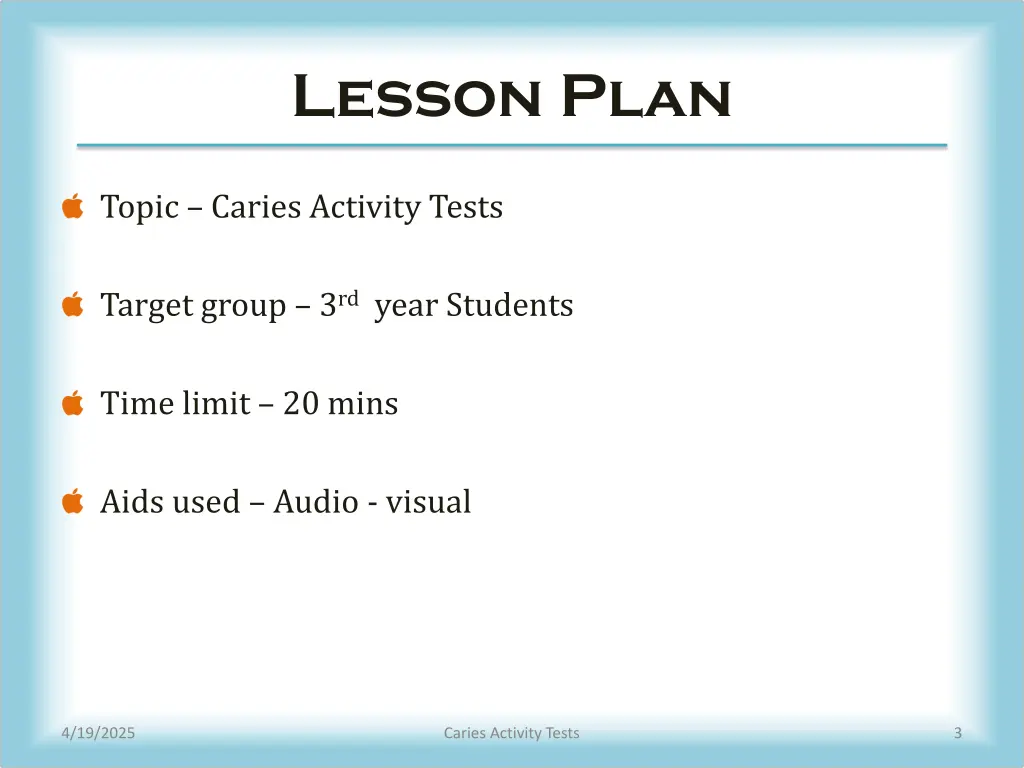 lesson plan