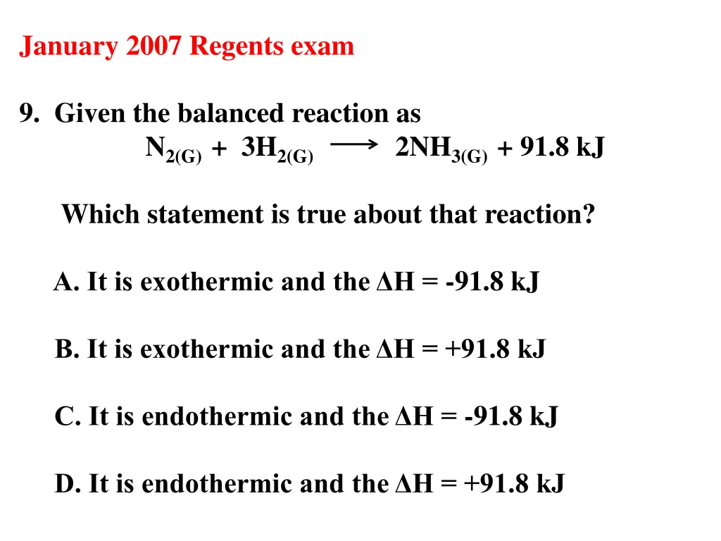 january 2007 regents exam 6