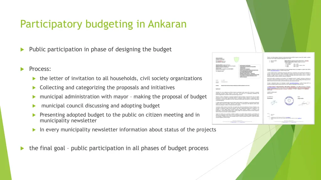 participatory budgeting in ankaran