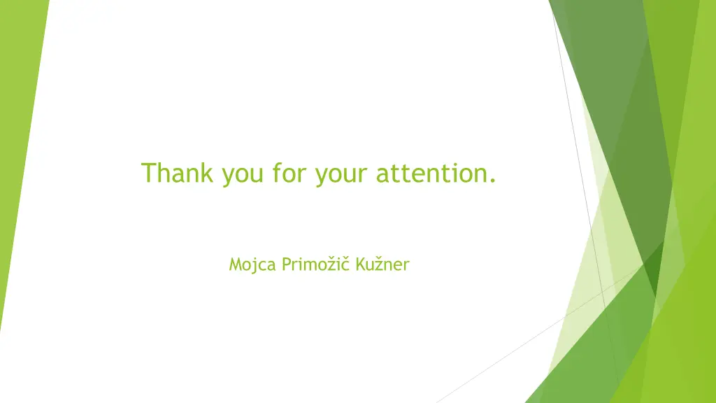thank you for your attention