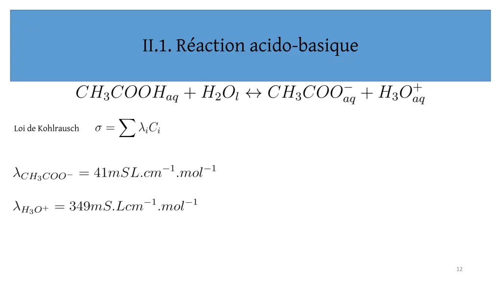 ii 1 r action acido basique