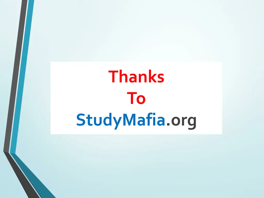 thanks to