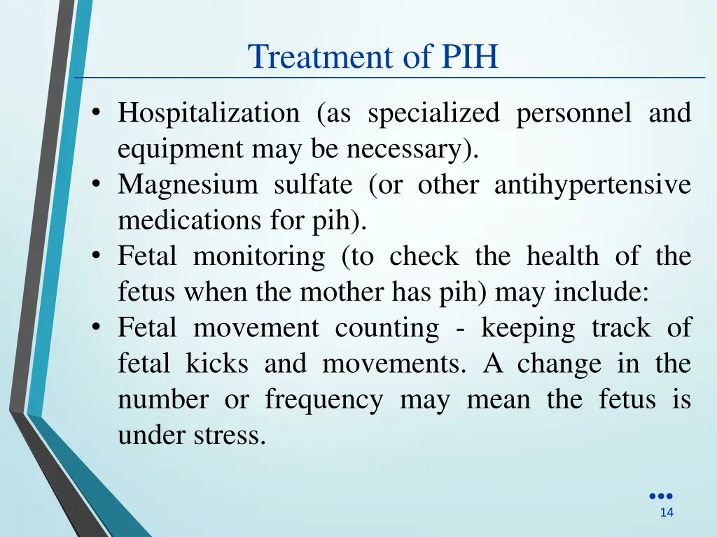 treatment of pih 1