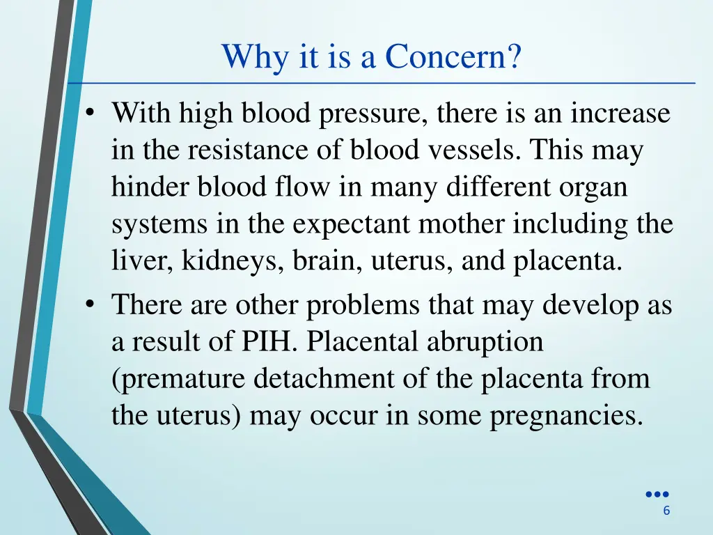 why it is a concern