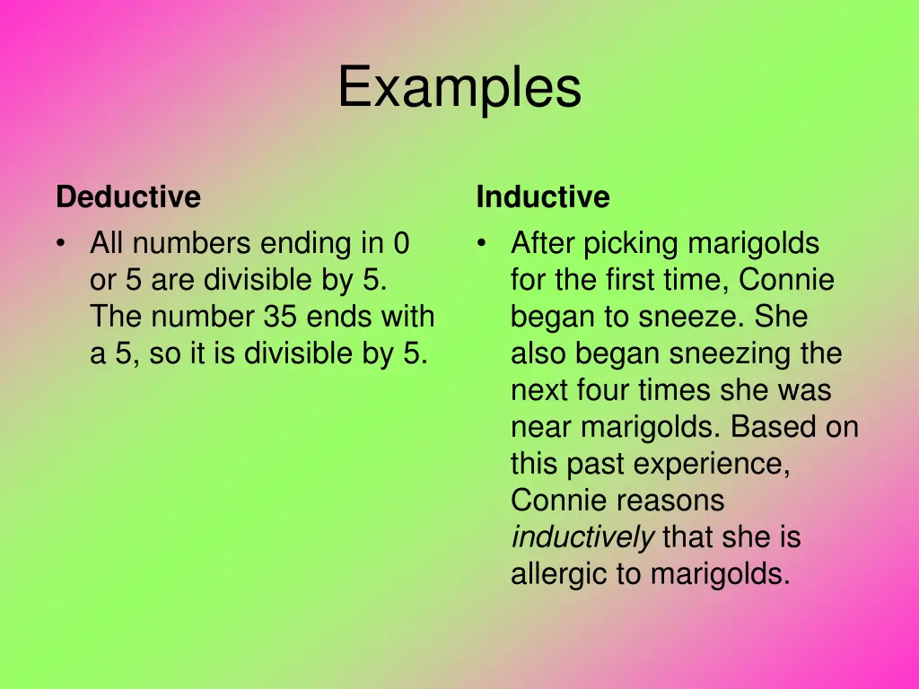 examples