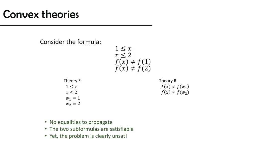 convex theories