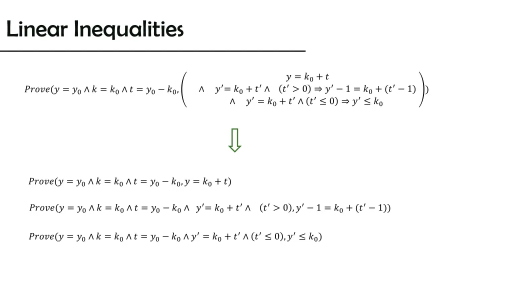 linear inequalities 2