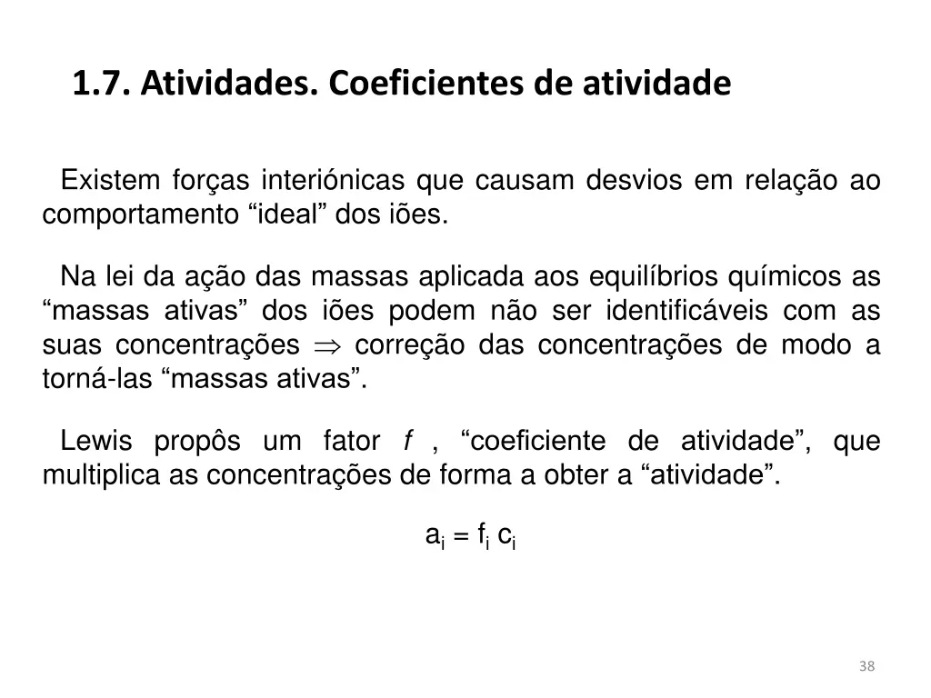 1 7 atividades coeficientes de atividade