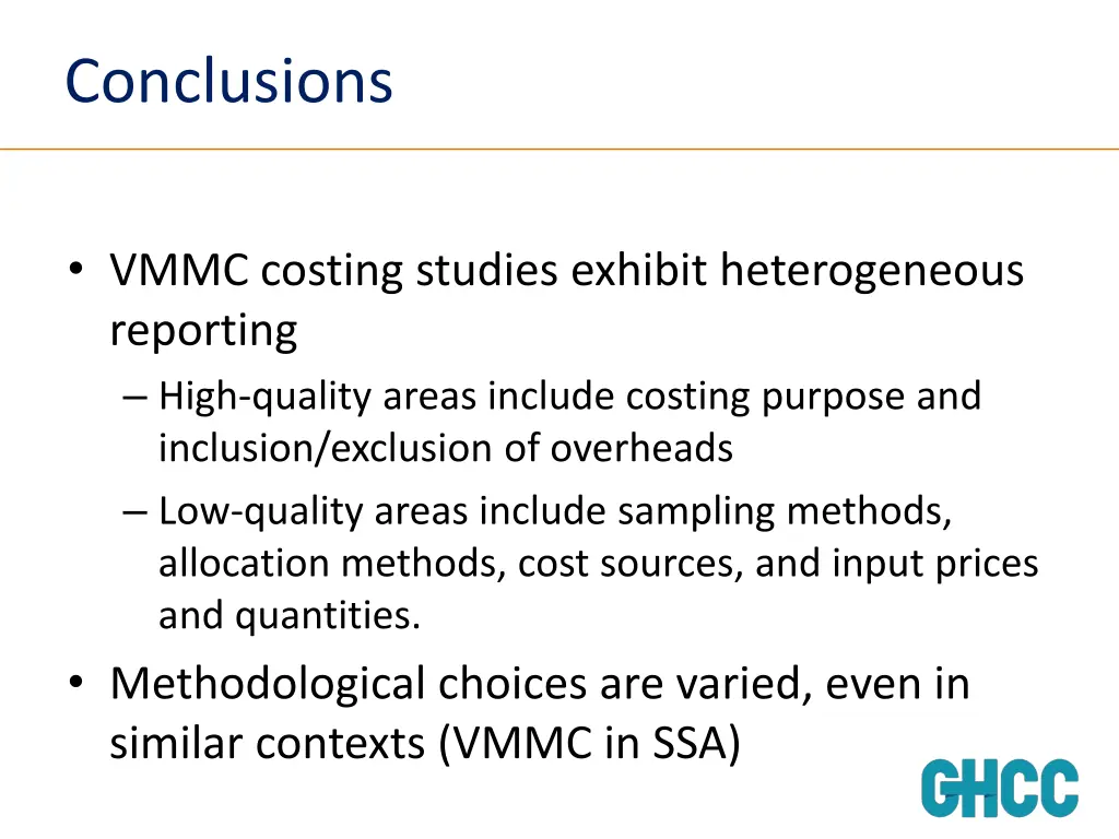 conclusions