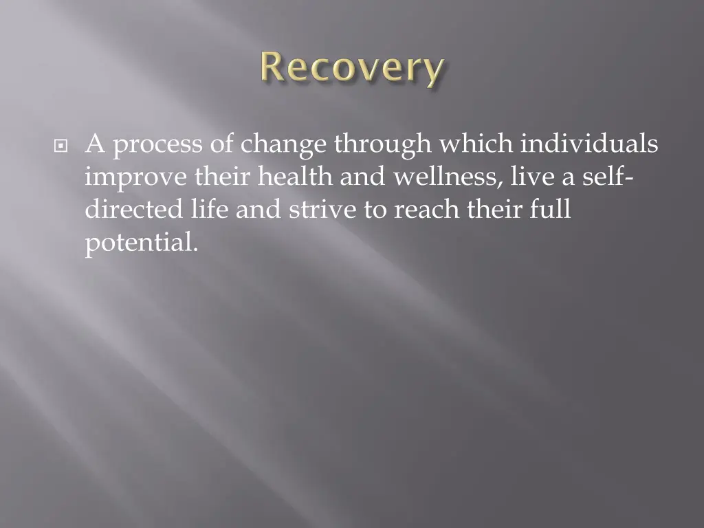 a process of change through which individuals