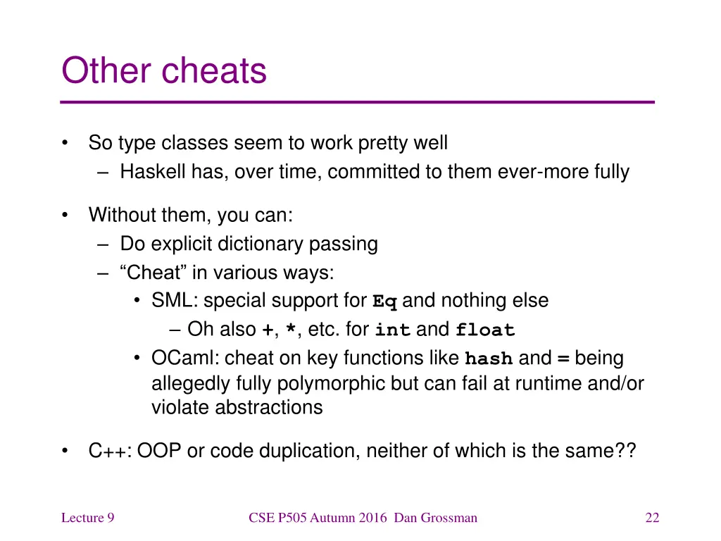 other cheats