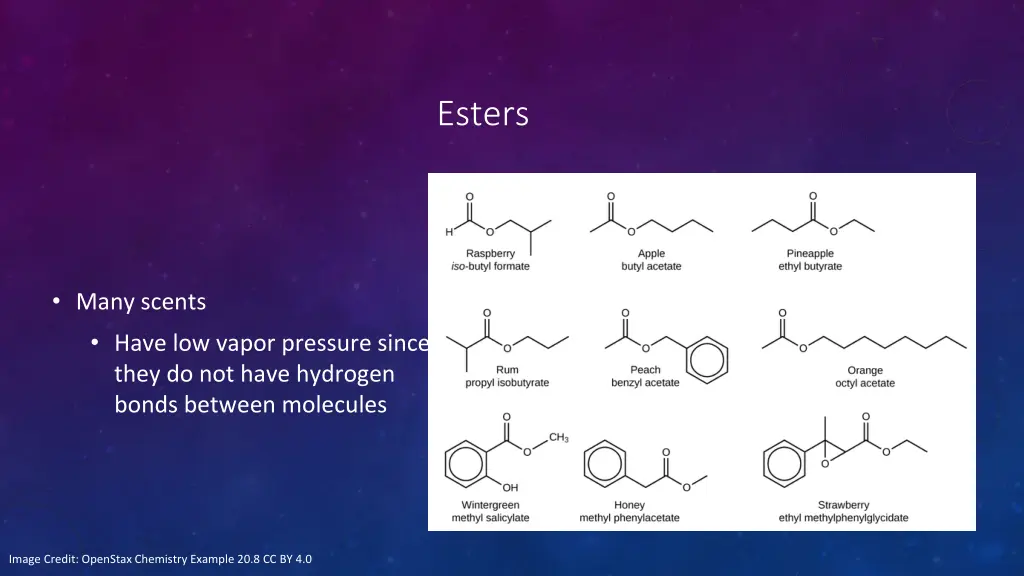 esters