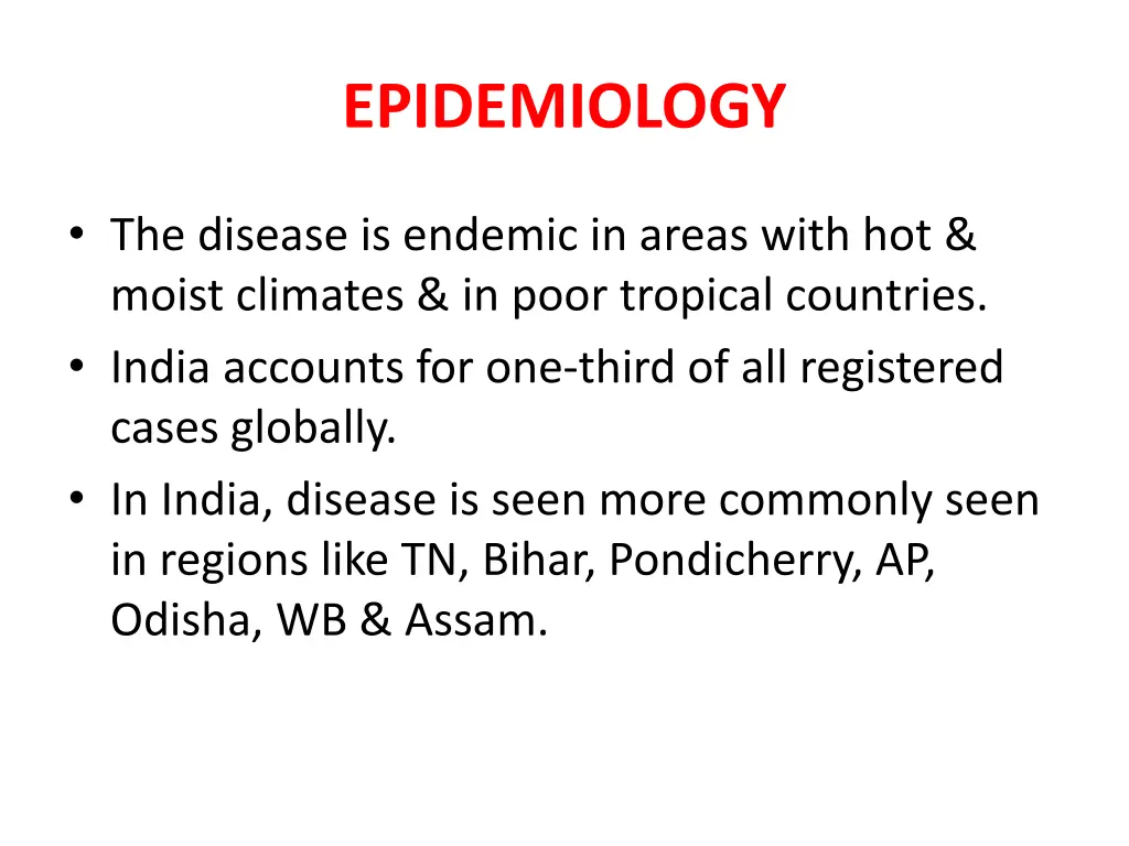 epidemiology 1