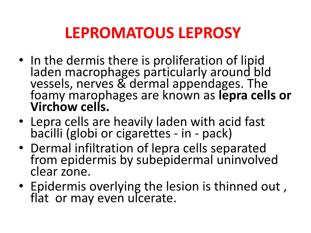 lepromatous leprosy