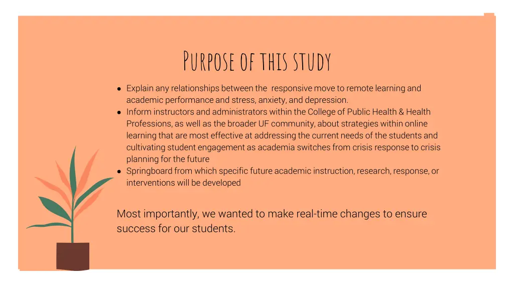purpose of this study