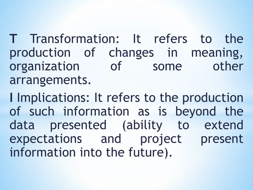 t production organization arrangements