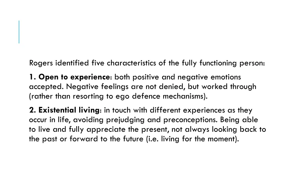 rogers identified five characteristics